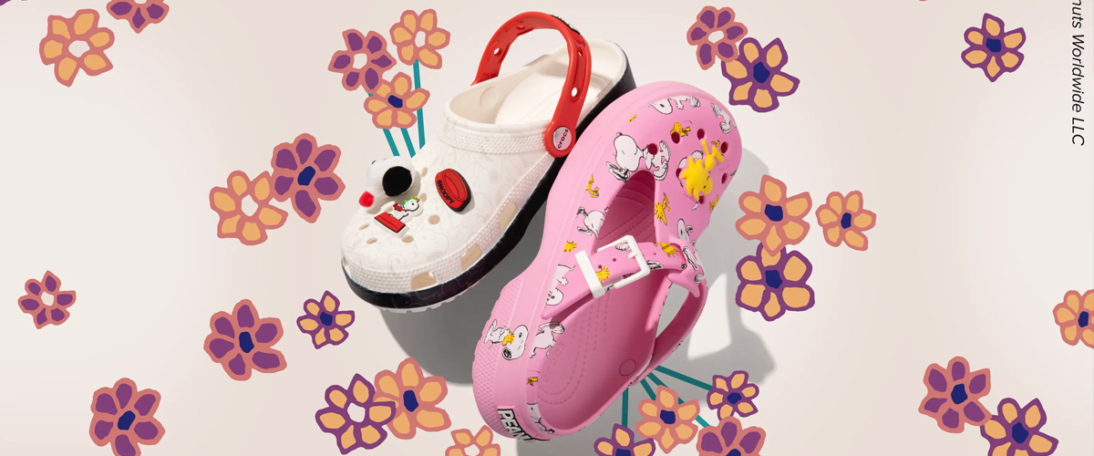 全球创新休闲鞋知名品牌Crocs卡骆驰携手经典IP Peanuts，推出全新合作系列鞋款。该系列以Crocs卡骆驰标志性的玛丽珍洞洞鞋和经..