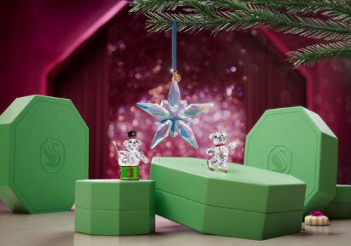 施华洛世奇2025圣诞主题家居摆件系列闪耀登场